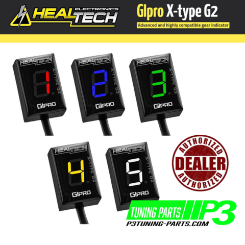 Aprilia Tuono R 2003 - 2010 GIpro X-Type G2 Gear Indicator & Shift Light